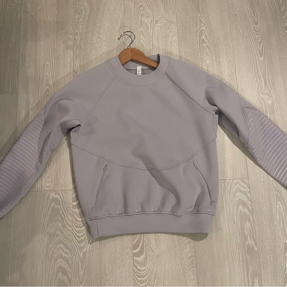 Lululemon City Sweat Crew *Spacer Iced Iris Lavender Purple size 6 - Picture 6 of 16